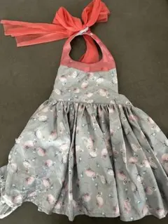 MARLMARL お食事エプロン フラミンゴ 80〜90センチ