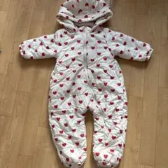 cottoli ハート柄 ジャンプスーツ　90センチ