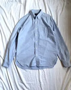 BEAMS PLUS オックスフォード ボタンダウンシャツ S 日本製 ブルー
