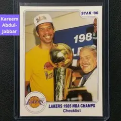 Kareem Abdul-Jabbar 86 STAR NBA Champs