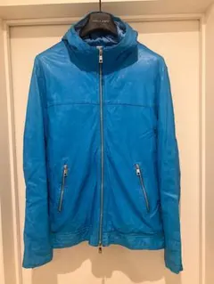 良品GIORGIO BRATOジョルジオブラット定番ラムレザーフーディジャケット