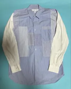 新品未使用COMME des GARÇONS SHIRTパッチワークシャツ白L Comme Des Garçons Shirt パッチワーク シャツ | ホワイト
