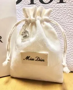 Dior ミニ巾着　チャーム付き