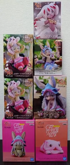 【６種７点セット】メイドインアビスプライズフィギュア６種７点セット