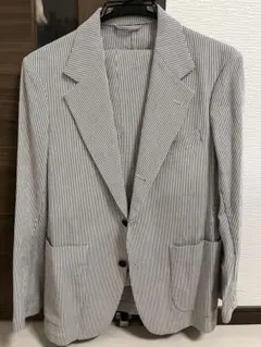 La Favola ストライプ ワークジャケット セットアップ