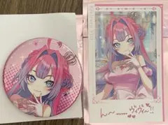 ホロライブ Grand Reception 綺々羅々ヴィヴィ 缶バッジ チェキ