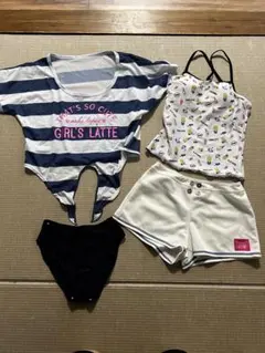 【値下げ！】ピンクラテ⭐︎水着⭐︎150センチ4点セット