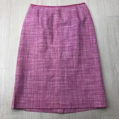展示 未使用品 UNTITLED アンタイトル 膝丈 スカート ピンク S 7