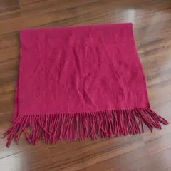 カシミア100%　ボルドー　ストール