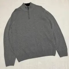 PAZZO パッゾ カシミヤ混 ニットジップアップセーター イタリア製 L〜XL