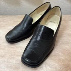 REGAL＊ローファーパンプス　本革　ブラック　22cm