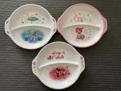 ディズニー　キッズプレート ３枚セット Disney