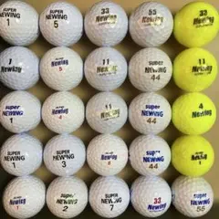 素人が集めたゴルフロストボール25球Newing