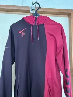 NIKE F.C. フーディ XL 赤/黒