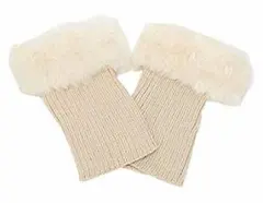 LigAtoo  フェイク ファー ブーツカバー