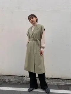 kastane カスタネ 2pieceマルチウェイ トレンチコート カーキのサムネイル