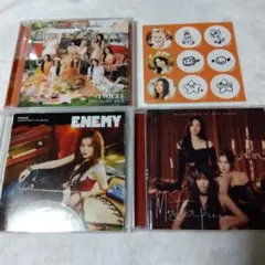 TWICE〜ミナ 開封済CD セット ENEMY - メルカリ