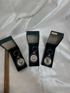 メダル型ディズニーキーホルダー 3個セット