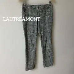 ロートレアモン　パンツ　チェック柄　伸縮あり