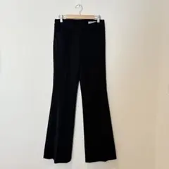 ビアッジョブルー ブラック 黒　パンツ フレア 美ライン ストレッチ 1