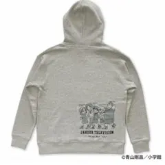 【新品】24時間テレビ　チャリティーパーカー グレー　名探偵コナン　Mサイズ