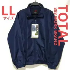 TOTAL フライトジャケット LL ネイビー 紺 メンズ ウインドブレーカー