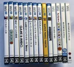 Wii&Wii U ゲームソフトセット　 動作確認済みジャンク