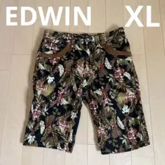 EDWIN EXCLUSIVE VINTAGEメンズ 花柄ショートパンツ大きめ