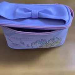 すみっコぐらし　収納ポーチ パープル