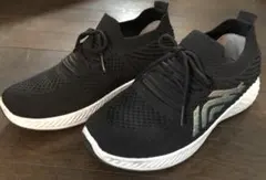 再値下げ★軽量メッシュスニーカー 23.5㎝ ブラック