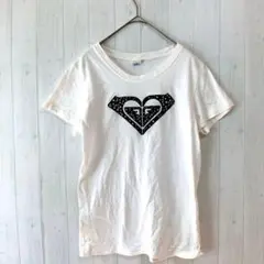 ROXY　半袖Ｔシャツ　ホワイト　Ｌ　シンプル