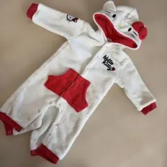 BABYDOLL ハローキティ ロンパース 70 もこもこ
