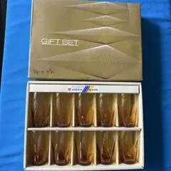 石塚硝子　ADERIA GLASS　グラスセット　10個　レトロ　長期保管品