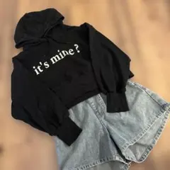 ピンクラテ パーカー　ショートパンツ付き　130