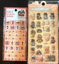 モンチッチカットピースシール立体シールぷっくりシールぷくぷくシール3Dステッカー