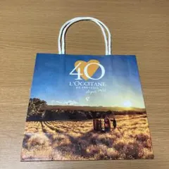 L'OCCITANE★ロクシタン★紙袋★ショップ袋★40周年限定ショップ袋