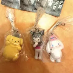 サンリオキャラクターズ ミニチュアチャーム シナモン　クロミ ポムポムプリン