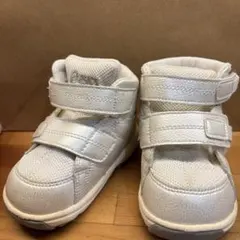 asicsスクスクハイカット　ホワイト 13.5cm