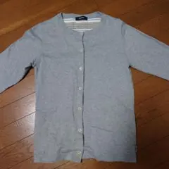 EAST BOY グレー カーディガン 五分袖