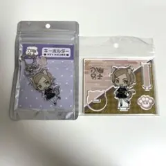 2点セット 刀剣乱舞ONLINE刀猫男士 アクリルキャラスタンド 包丁藤四郎のサムネイル