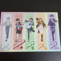 カラフルピーチ　ポストカード　ウィンターフェア　非売品　等身　1枚