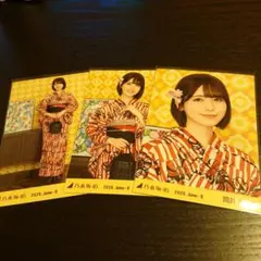 乃木坂46生写真 浴衣 3種コンプ 筒井あやめ - メルカリ