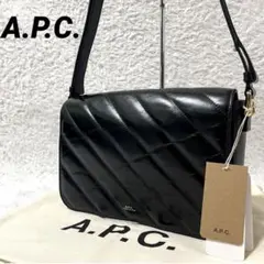 ✨入手困難✨アーペーセー ショルダーバッグ 2way キルティング レザー 黒のサムネイル