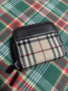 マ*ン様 Burberry バーバリー　コインケース　レトロ　財布　ノバチェック