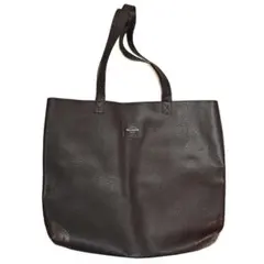 BEAMS レザートートバッグ ブラウン