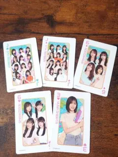 乃木坂46　モバイル会員限定イベントカード 5枚セット　全ツ
