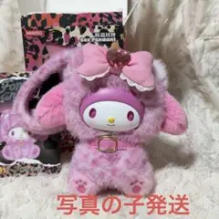 miniso サンリオ ギャルシリーズ 豹柄 マイメロディ マスコットホルダー