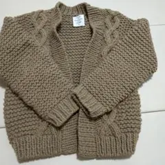 フリークスストア　ケーブル編みニットカーディガン