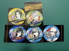 テニスの王子様　バースデイ缶バッジステッカー　ステッカー　テニプリ