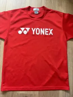 YONEX 赤 Tシャツ　メンズMサイズ